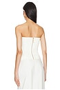 view 3 of 4 Oriel Ruched Bustier in Ivory