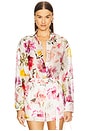 view 1 of 4 Fleur Shirt in Collage Floral