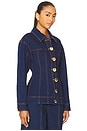 view 2 of 4 Gianna Denim Shirt in Dark Classic Wash