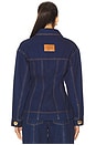 view 3 of 4 Gianna Denim Shirt in Dark Classic Wash