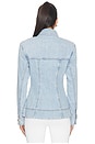 view 3 of 4 Tia Denim Shirt in Light Wash Blue