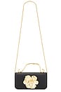 view 1 of 5 Alessia Flower Clutch in Black