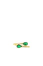 view 1 of 3 Emerald Teardrop Wrap Ring in Gold