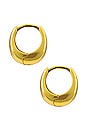 view 2 of 2 BOUCLES D'OREILLES MINI SOLID in Gold