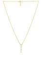view 1 of 2 Multi Shape Drop Necklace in Gold