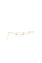 view 2 of 3 CZ Triangle Anklet in Gold