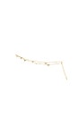 view 3 of 3 CZ Triangle Anklet in Gold
