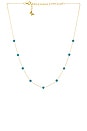view 1 of 2 ビーズ付チョーカー in Turquoise