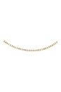 view 2 of 2 Thin Tennis Choker in Gold
