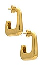 view 1 of 3 Open Hoop Earring in Gold