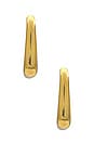 view 3 of 3 Open Hoop Earring in Gold