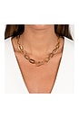 view 3 of 3 COLAR GROSSO DE CORRENTE in Gold
