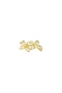view 1 of 3 Double Flower Claw Ring in Gold