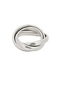 view 1 of 2 Chunky Triple Intertwined Snake Bracelet in Silver