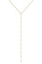 view 2 of 4 Teardrop Drop Lariat Necklace in Gold