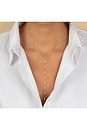 view 4 of 4 Teardrop Drop Lariat Necklace in Gold