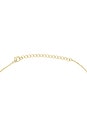 view 3 of 3 Pave Outlined Four Leaf Clover Necklace in Mother Of Pearl
