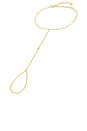 view 1 of 3 Single Bezel Chain Hand Chain in Gold
