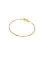 view 1 of 3 Classic Thin Tennis Bracelet in Gold