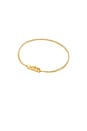 view 3 of 3 Classic Thin Tennis Bracelet in Gold