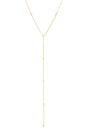 view 2 of 2 Bezel Station Lariat Necklace in Gold