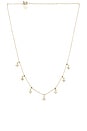 view 1 of 2 Cz Muli Starburst Dangling Necklace in Gold