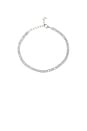 view 2 of 3 Cz Baguette All Around Tennis Bracelet in Silver