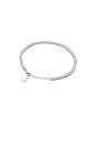 view 3 of 3 Cz Baguette All Around Tennis Bracelet in Silver