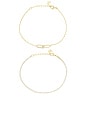 view 5 of 6 LOT DE BRACELETS EDEN in Gold