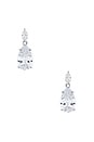 view 1 of 2 CLOUS D'OREILLES FANCY in Silver