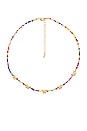 view 1 of 2 Butterfly Beaded Choker in Rainbow