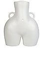 view 1 of 2 Love Handles Vase in White Matte