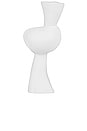 view 1 of 1 Venus Candlestick Holder in White Matte