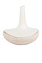 view 1 of 1 VASE BOÎTE À BIJOUX in White Matte & Beige Speckled