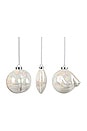 view 1 of 4 Pornament Baubles Trio in Pearlescent