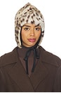 view 1 of 5 Faux Fur Lynx Headdress in Lynx