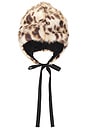view 3 of 5 Faux Fur Lynx Headdress in Lynx