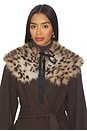 view 1 of 2 Lynx Faux Fur Collar in Lynx