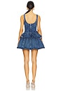 view 4 of 4 Devyn Saxe Blue Denim Ruffle Dress in Saxe Blue