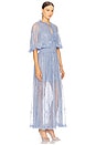view 2 of 3 Tissy Lace Gown With Detachable Slip in Blue