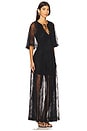 view 2 of 3 Tissy Lace Gown With Detachable Slip in Noir