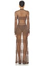 view 3 of 4 Josephine Ultra Fine Pointelle Gown in Copper