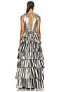 view 3 of 4 Henriette Ruffle Gown in Gun Metal