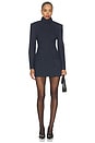 view 1 of 4 Toni Dress in Navy & White