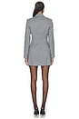 view 4 of 4 Zoe Blazer Dress in Grey & White