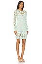 view 2 of 4 X Revolve Sydney Crochet Mini Dress in Sage Green