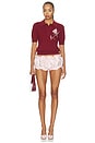view 7 of 7 Eli Pink Brocade Bloomers in Pink