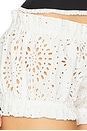 view 6 of 6 Eli Eyelet Bloomers in White