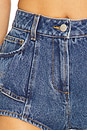 view 6 of 6 Riley Denim Shorts in Saxe Blue
