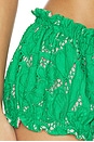 view 6 of 6 Eli Guipure Lace Bloomer in Green